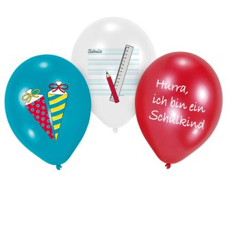 Luftballons, verschiedenfarbig - Schulkind