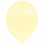 Ballons,hellgelb metall 13 cm, 100 Stück