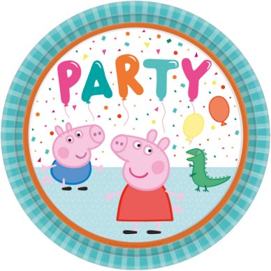 Peppa Pig Pappteller Party