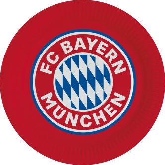 FC Bayern München Teller, 8 Stück