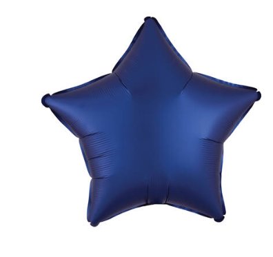 Ballon Stern - navyblau, matt