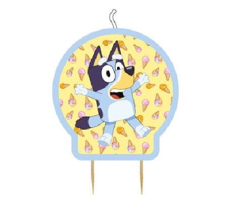 Tortenkerze Bluey Tortenkerze Bluey