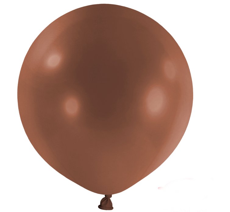 Riesenballon Terracotta - 60 cm, 4 Stück