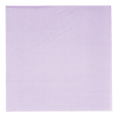 Papier Servietten Pastell lila, 20 Stück