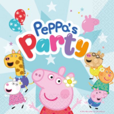 Peppa Pig Servietten, 16 Stück