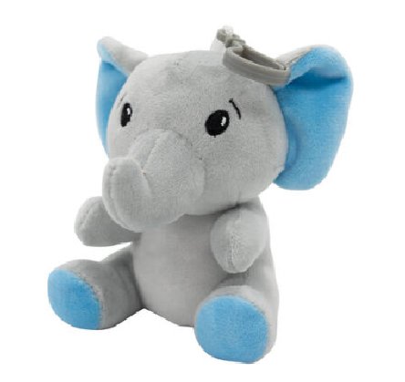 Elefant als Ballongewicht, hellblau Elefant als Ballongewicht, hellblau