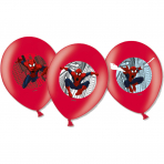 Spiderman Luftballons, 6 Stück