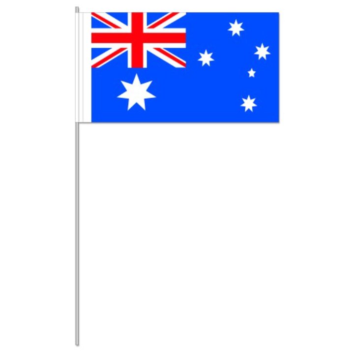 	              Papierflaggen Australien