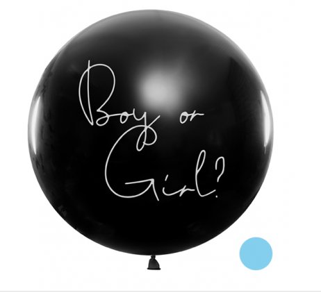 Riesenballon XL, 100 cm, Boy or Girl: Blau