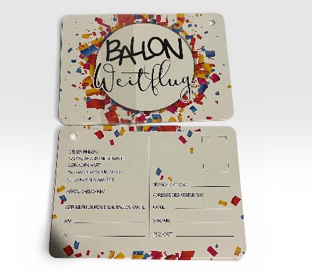 Ballonflugkarten 50 Stück Ballonflugkarten 50 Stück