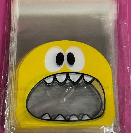 Monster Cellophantüten, selbstklebend Monster Cellophantüten, selbstklebend