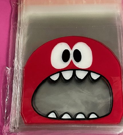 Monster Cellophantüten, selbstklebend Monster Cellophantüten, selbstklebend