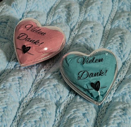 Befüllbares Herz als Give away, 1 Stück Befüllbares Herz als Give away, 1 Stück