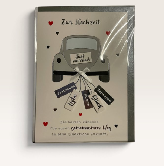 Glückwunschkarte zur Hochzeit Glückwunschkarte zur Hochzeit