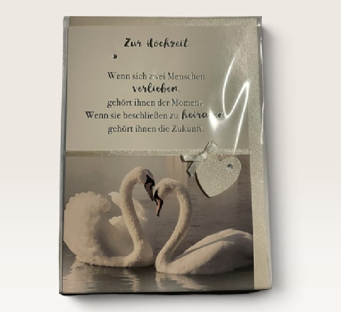 Glückwunschkarte zur Hochzeit Glückwunschkarte zur Hochzeit