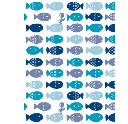 Geschenkpapier Fische, 2m