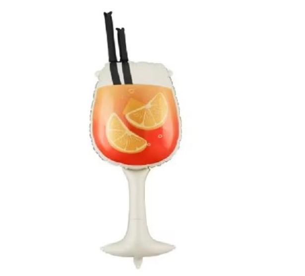 Folienballon Cocktail Orange Folienballon Cocktail Orange
