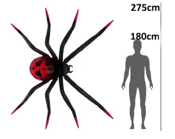 Spinne als Ballon XXL