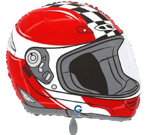 Folienballon Motorradhelm