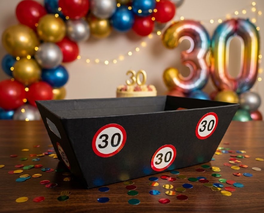 Geschenkschachtel zum 30.Geburtstag Geschenkschachtel zum 30.Geburtstag