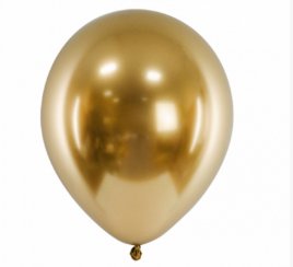 50 Luftballons XL - Ø 30cm - Glossy - Gold