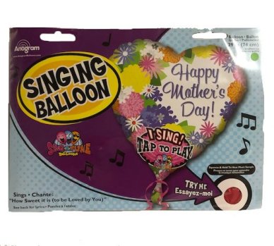 Musikballon Muttertag, 74 cm