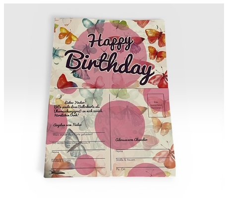 Flugkarten - 50x Ballonkarten