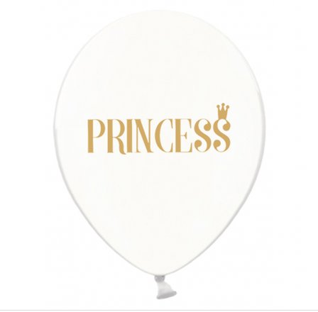 Motivballons Clear - Ø 30cm - Princess