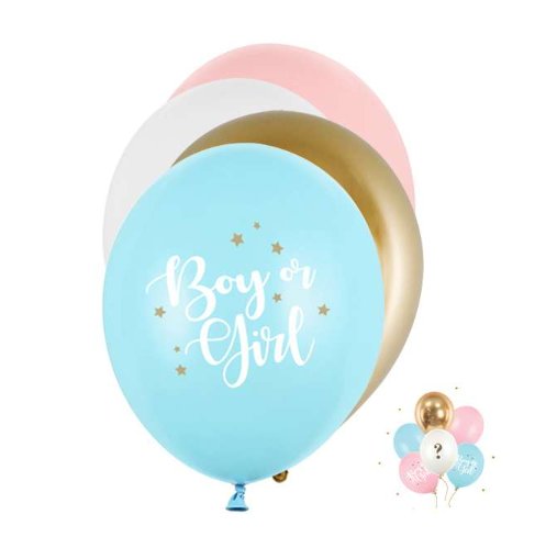 Motivballons - Ø 30cm - SET - Boy or Girl