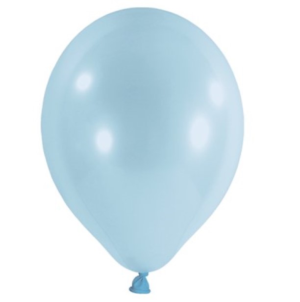 Luftballons 100 Stück Baby Hellblau, 13 cm Luftballons 100 Stück Baby Hellblau, 13 cm