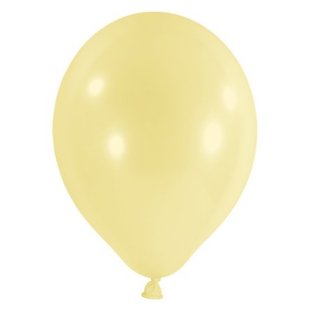 10 Luftballons Ø 30cm - Pastell - Gelb