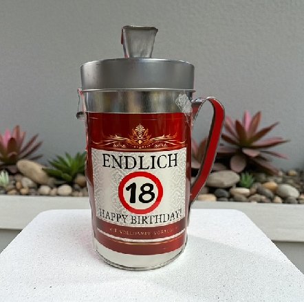 Spardose Endlich 18, Spendenkasse Spardose Endlich 18, Spendenkasse
