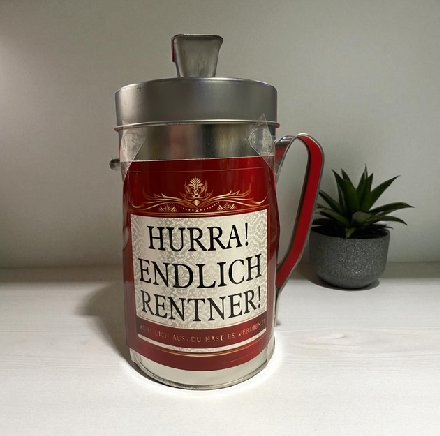 Spardose / Sammelbüchse Rentner