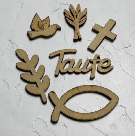 Tischkonfetti Taufe, 25 Stück Tischkonfetti Taufe, 25 Stück