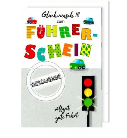 Glückwunsch zum Führerschein