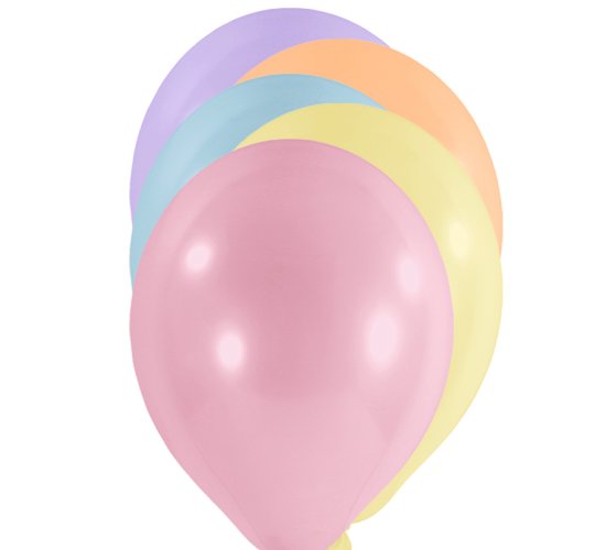 100 Luftballons Ø 13cm - Pastell - Bunt 100 Luftballons Ø 13cm - Pastell - Bunt