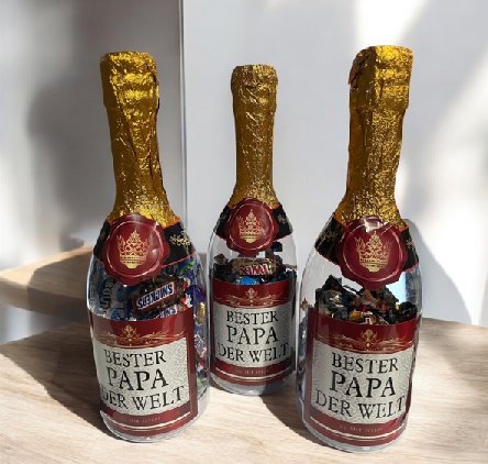 Sektflasche gefüllt - Bester Papa der Welt